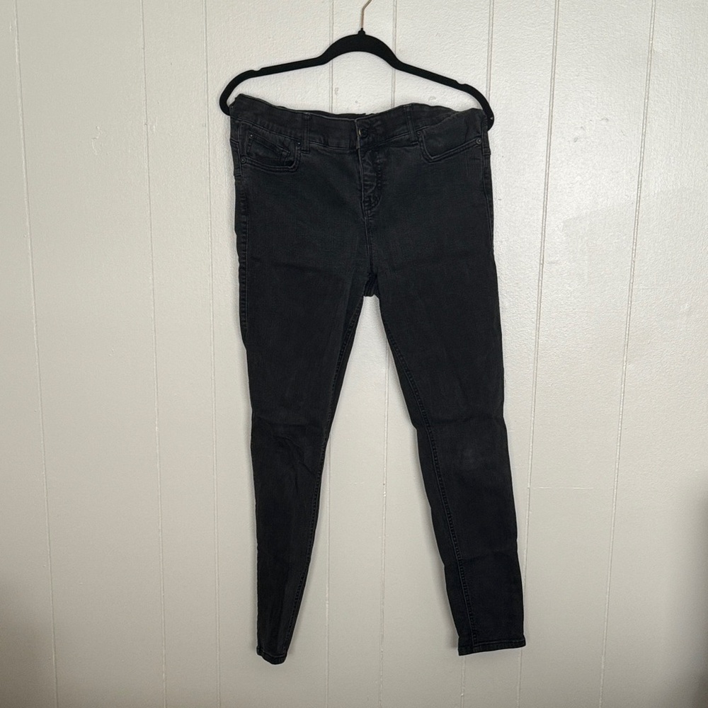 Torrid Black Bombshell Premium Stretch Skinny Jeans Size 14